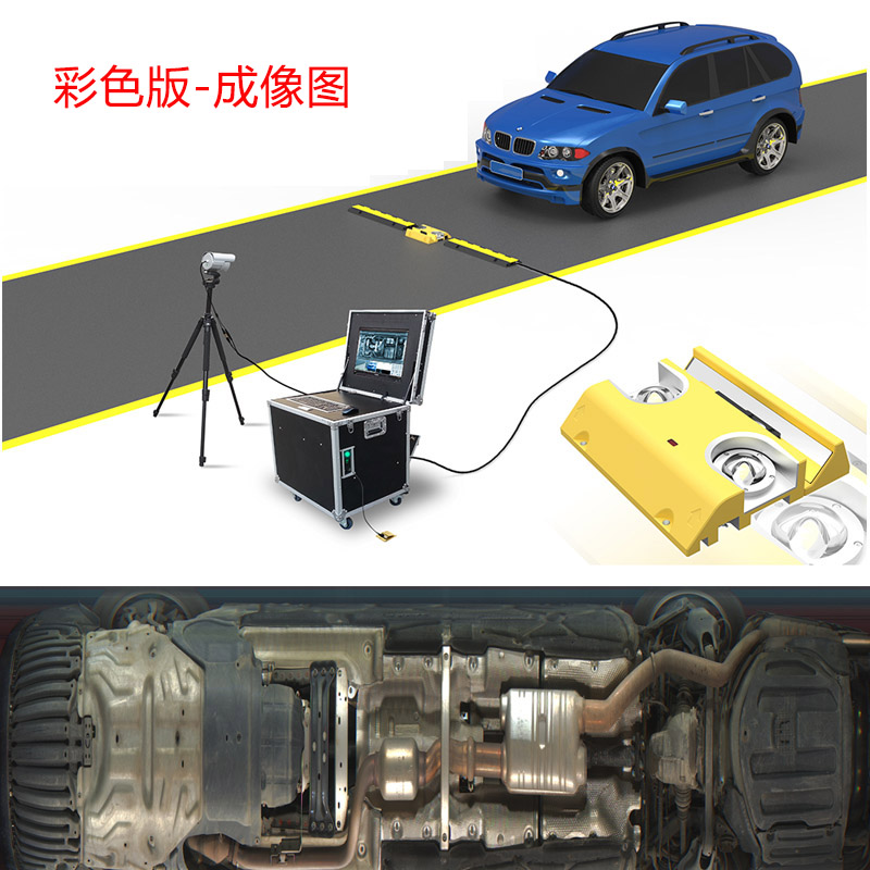 車底便攜式車底安全檢查系統產品彩色成像圖