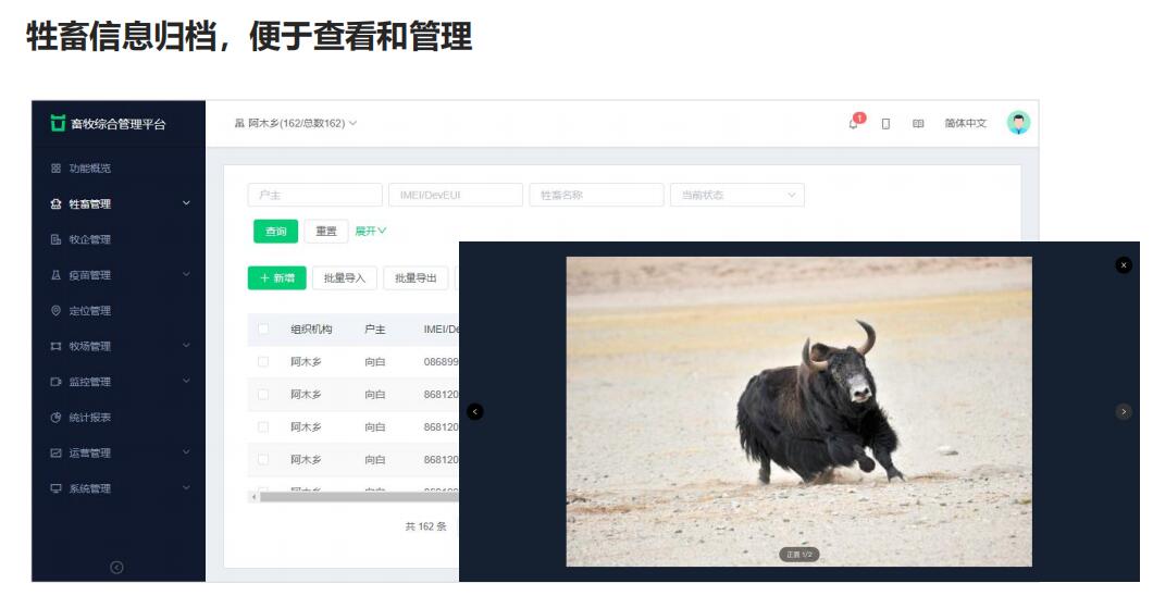 智慧畜牧管理系統