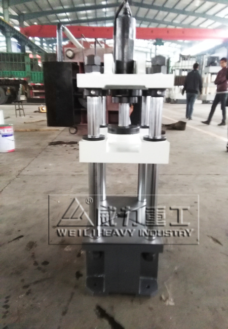 10噸小型液壓機(jī)側(cè)視圖