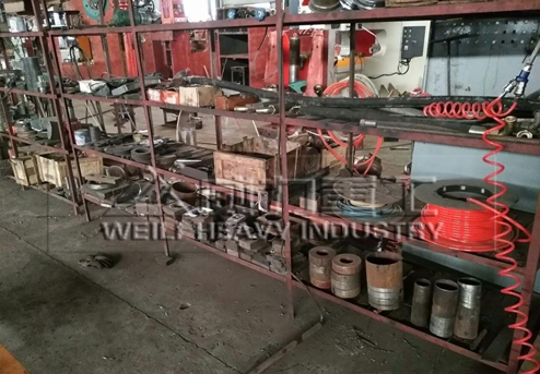 液壓機(jī)裝配現(xiàn)場