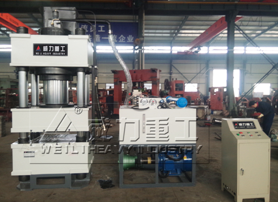 魚餌壓塊液壓機(jī)主機(jī)外觀