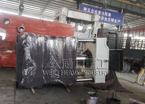 汗蒸館鹽磚液壓機發貨圖