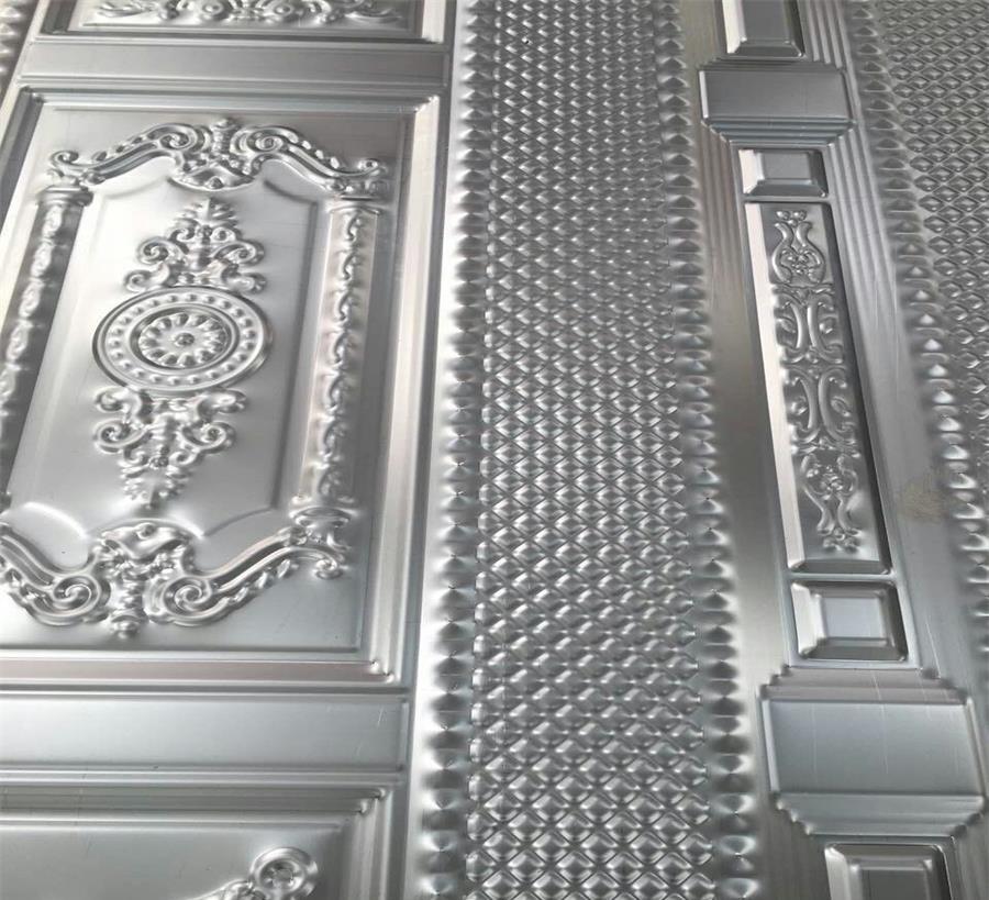 金屬門板壓花樣品