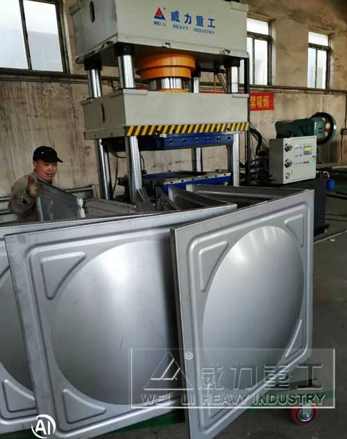 不銹鋼水箱板模壓成型樣品