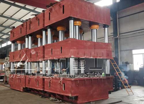 800x3三機聯動四柱液壓機