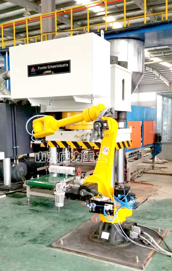 2000噸耐火磚成型自動液壓機