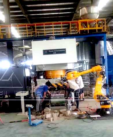 2000噸全自動耐火材料成型液壓機