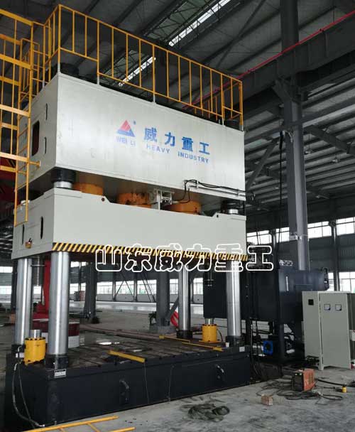 2000噸帶緩沖缸四柱液壓機(jī)