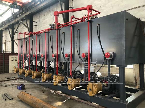 4000噸四柱液壓機泵站