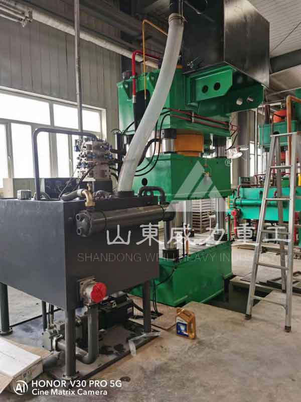 630噸四柱式粉末制品成型液壓機