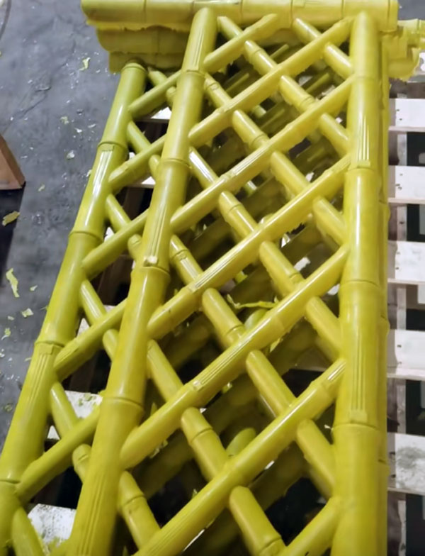 仿真竹節(jié)圍欄模壓成型產(chǎn)品